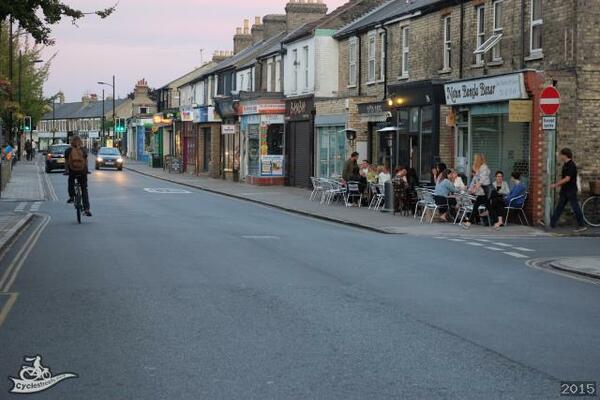 The photo for Central white lines on Mill Road - how well are they working?.
