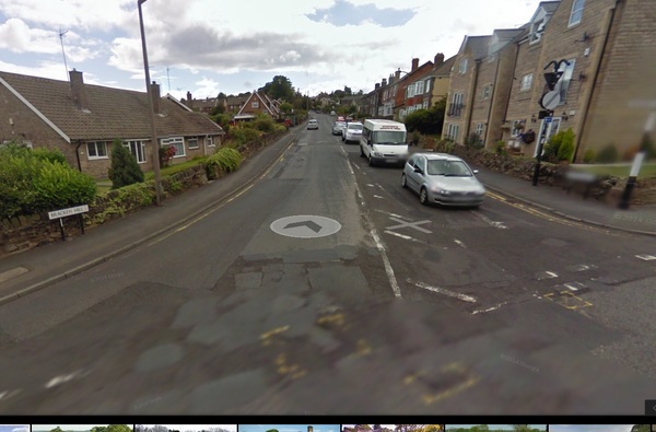 The photo for West Ecclesfield Space for Cycling request.