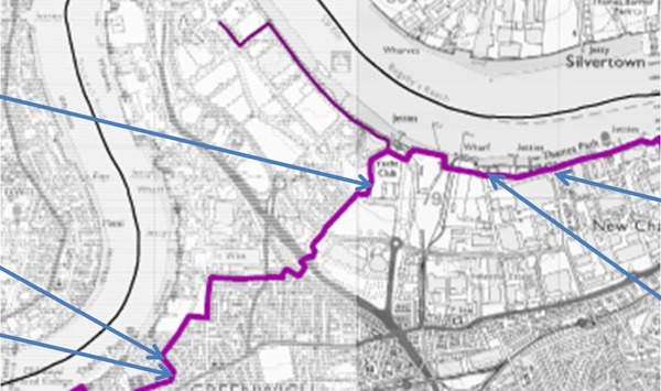 The photo for Thames Path Quietway - Pensinsula Ward Proposals.