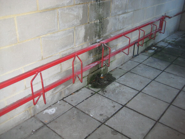 The photo for Better cycle parking needed at Kingsmead Leisure Centre.