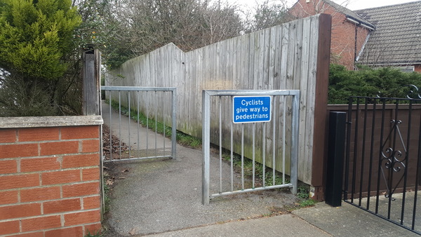 The photo for Disabled cyclists - You Shall Not Pass!.